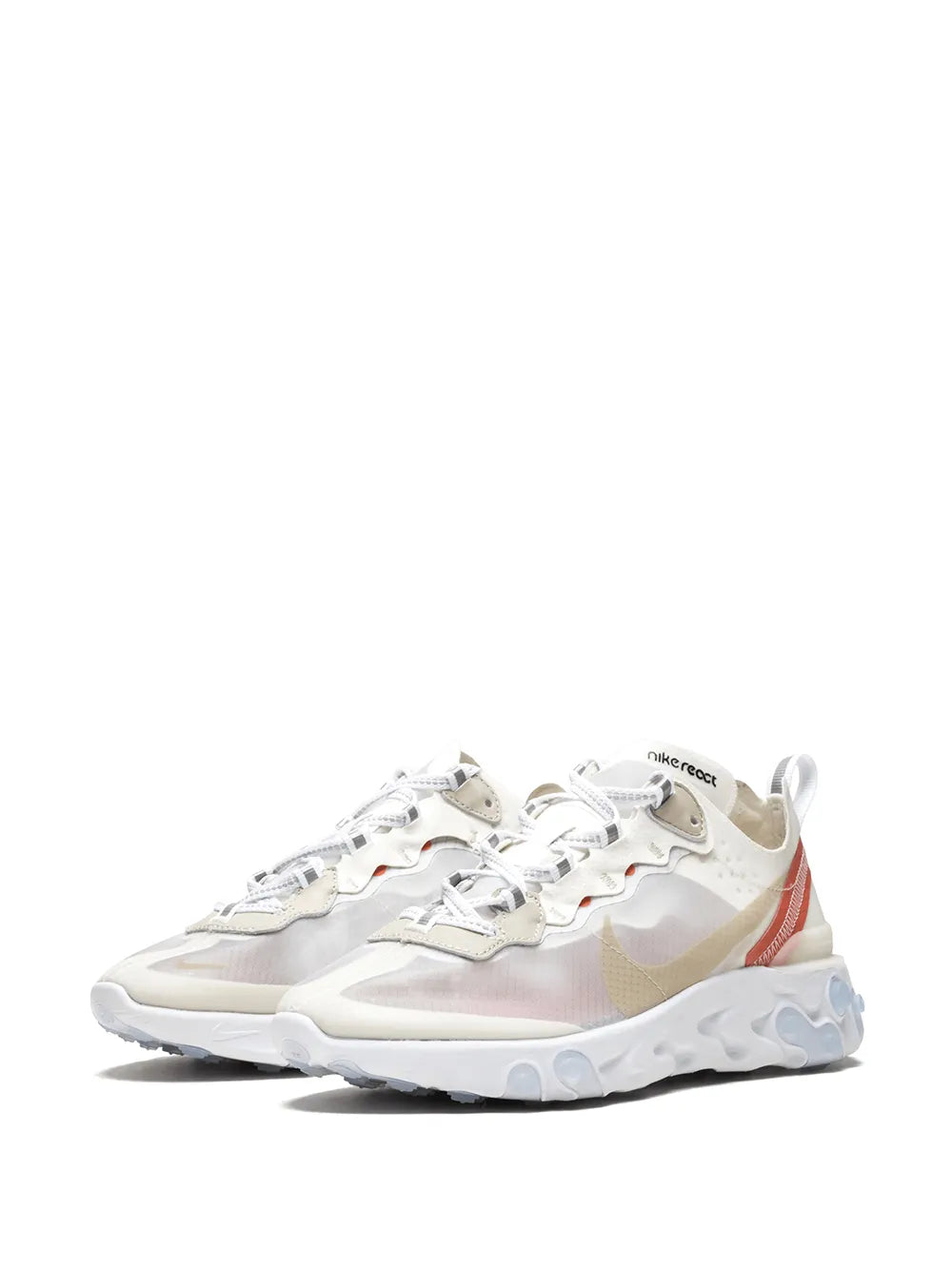 Nike React Element 87 Sail Sneakers