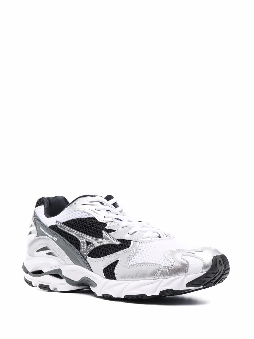 Mizuno Panelled Lace-Up Trainers