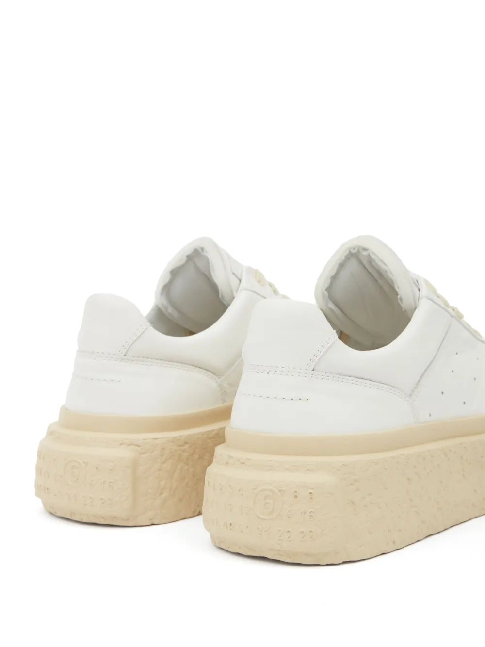 Mm6 Maison Margiela Chunky Gambetta Leather Sneakers