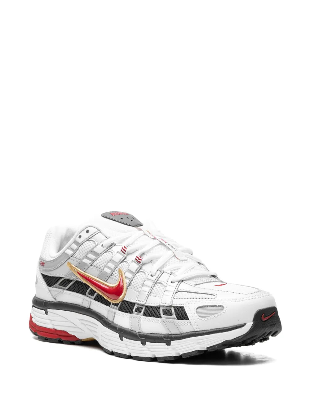 Nike P-6000 Platinum/Varsity Red Sneakers