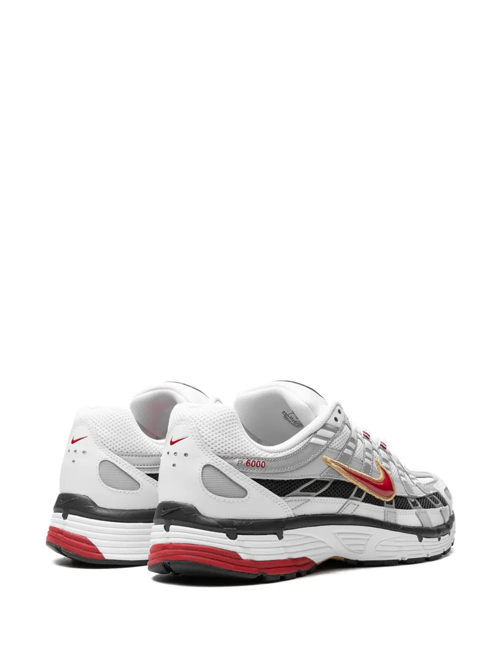 Nike P-6000 Platinum/Varsity Red Sneakers