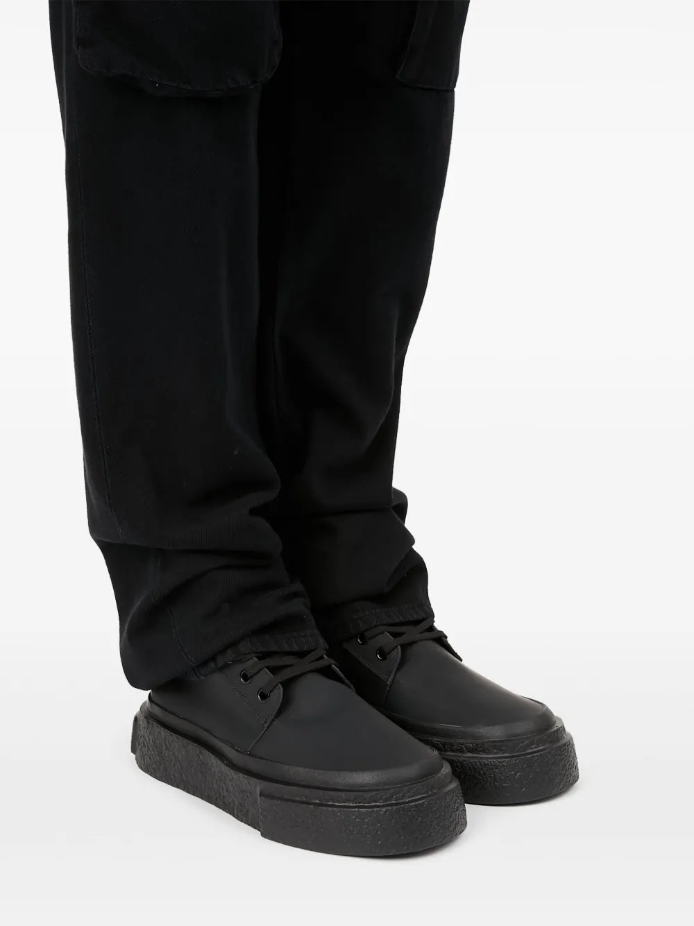 Mm6 Maison Margiela High-Top Leather Sneakers