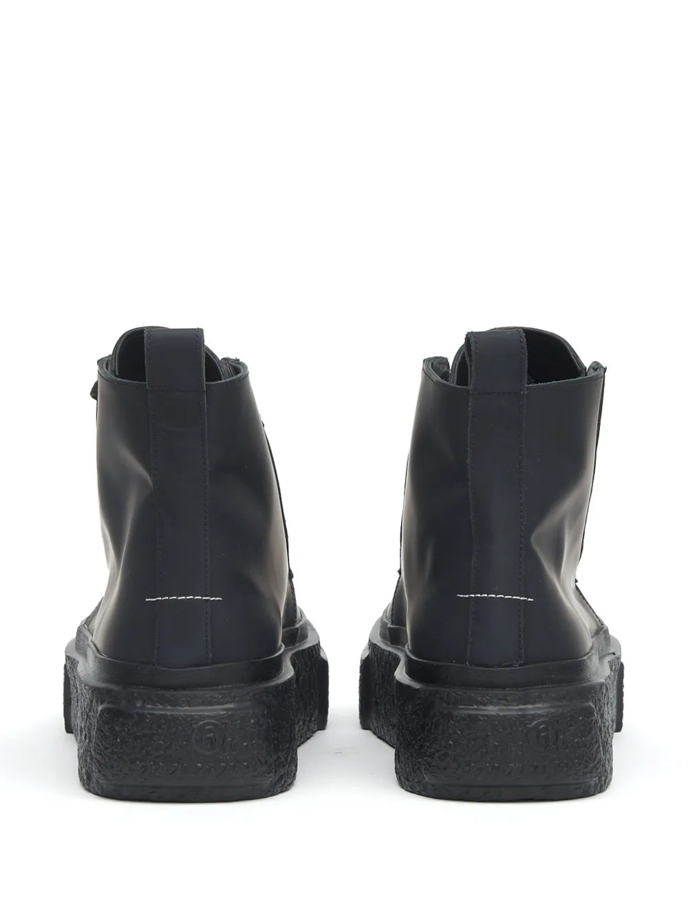 Mm6 Maison Margiela High-Top Leather Sneakers