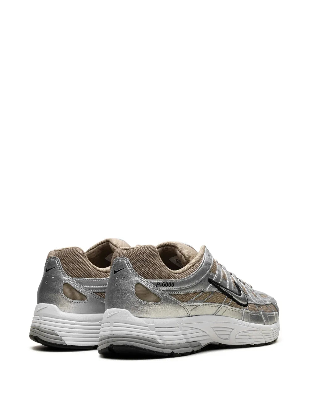 Nike P-6000 Khaki Metallic Silver Sneakers